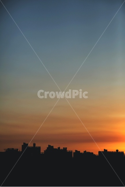 하늘,노을,저녁,분위기,구름,도시,풍경,city,landscape,nature,자연,outdoors,옥외