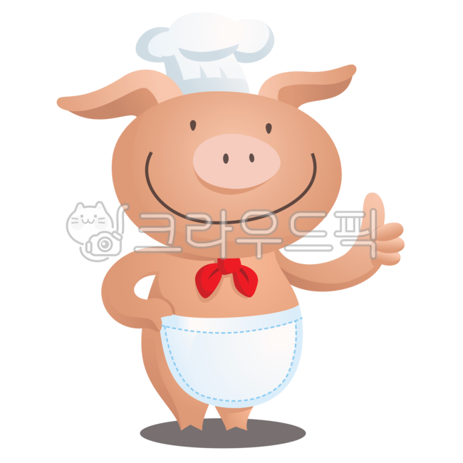 Pork feet,cook,Pig drawing,restaurant character,restaurant,chef,pig character,Pig Chef,best,Bossam,pork,pig,animal characters,pork belly,Pork barbecue,Pig illustration,animal,cooking