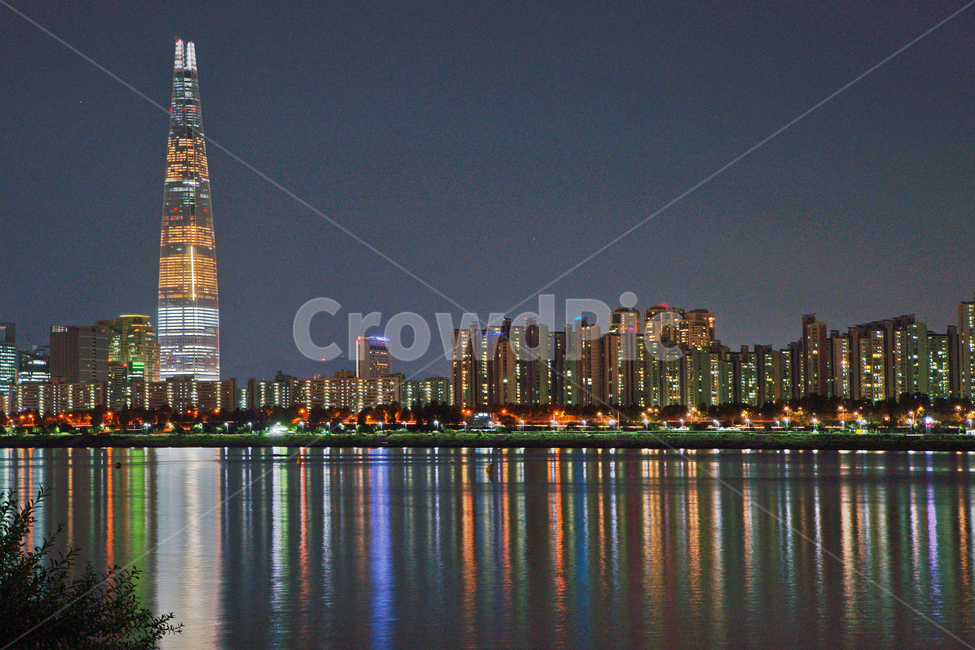 잠실,한강야경,한강,야경,건물,아파트,반영,제2롯데월드,야경,밤,풍경,nightscape,night,landscape,도시,city,한국도시풍경,한국도시경관,korea cityscape