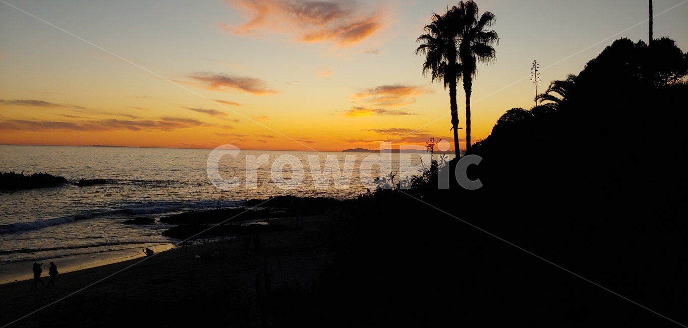 lagunabeach,california,모래사장,바닷가,파도,야자수,sky,일몰,sunset