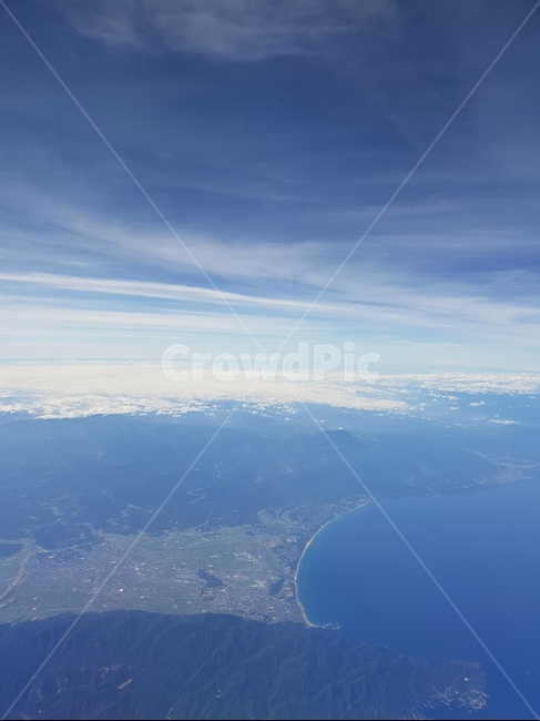 하늘,구름,비행기,스카이뷰,파란하늘,자연,풍경,nature,landscape,경치,outdoors,옥외,scenery,aerial view,조감도