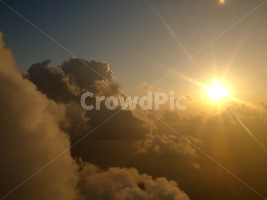 구름,하늘,태양,석양,노을,자연,풍경,nature,landscape,light,빛,flare,플레어,sunlight,햇빛,outdoors,옥외