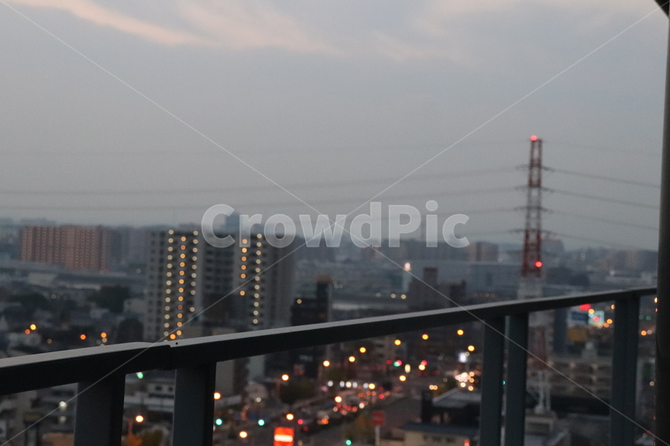 풍경,저녁,도시,불빛,일본,베란다,건물,japan,하늘,sky,city,야경,밤,풍경,nightscape,night,landscape,도시,city,해외,외국,세계,foreign,oversea,world,세계도시풍경,해외도시풍경,외국도시풍경,world cityscape,road,도로