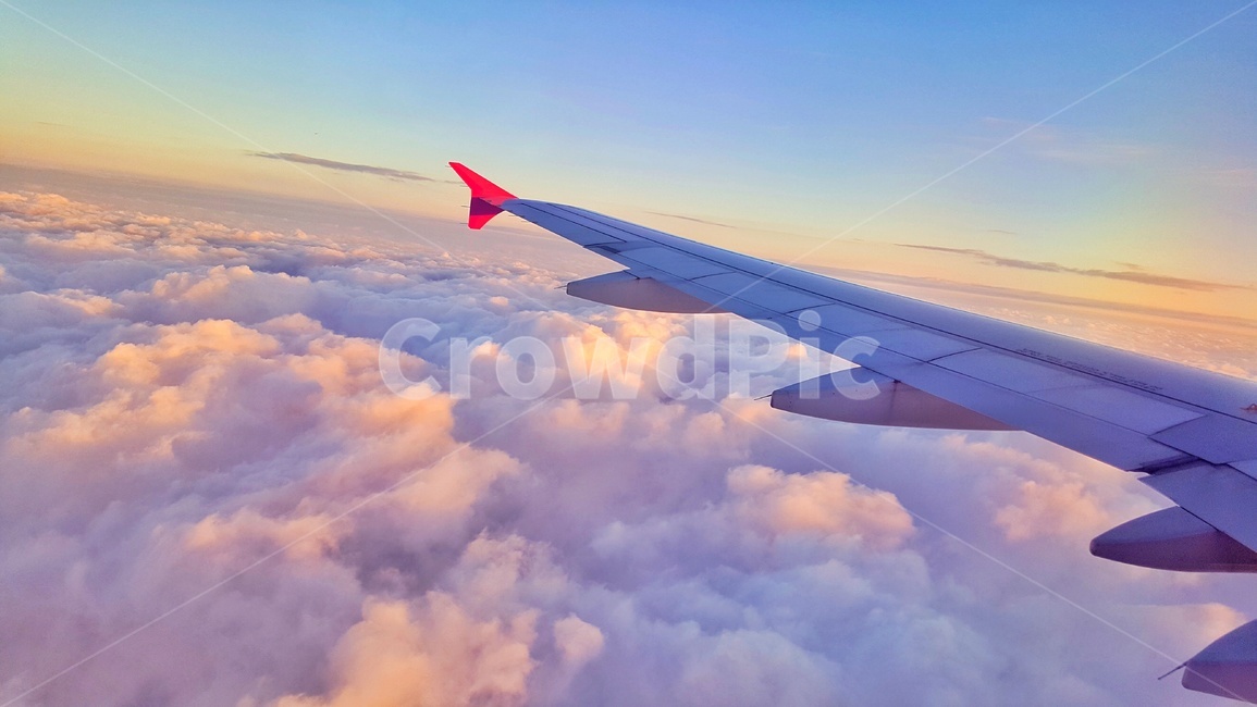 하늘,일출,구름,비행기,일몰,노을,flight,비행,항공기,aircraft,transportation,여행,휴가,traveling,vacation,trip,색깔,색상,색채,색감,color sense,color sensitivity,feeling of color,교통,교통수단,traffic,transportation