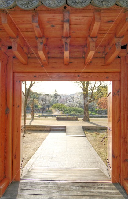 전통,문,풍경,소나무,정원,자연,한국전통,한국문화,korean traditional,korean culture,건축물,건물외관,exterior,building,structure,architecture,construction