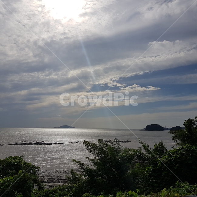 light,빛,flare,플레어,outdoors,옥외,nature,자연,weather,날씨,구름,바다,풍경