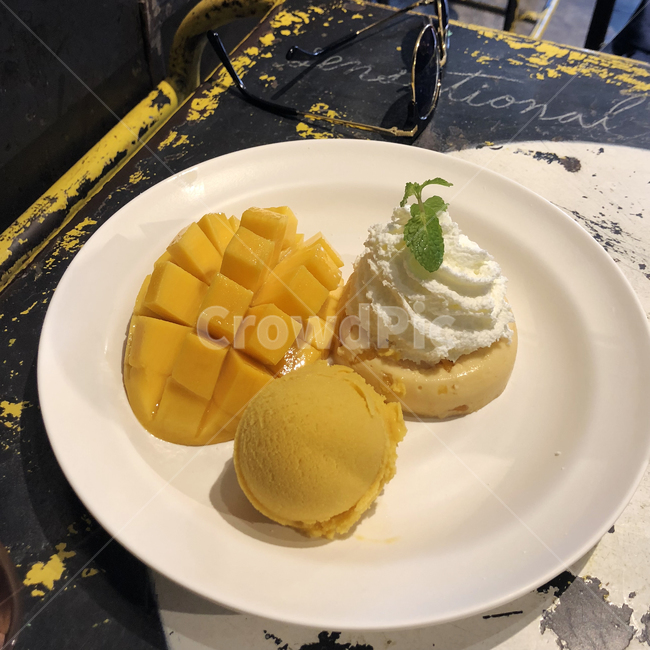 food,음식,dessert,디저트,크림,망고,mango,아이스크림,icecream,디저트,간식,후식,dessert,snack