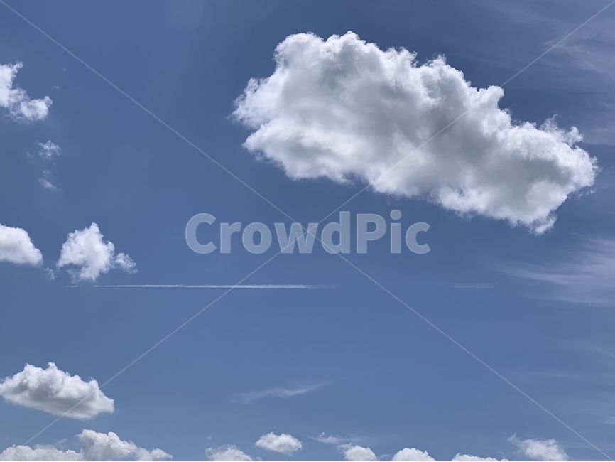 구름,서울,sky,뭉게구름,파란하늘
