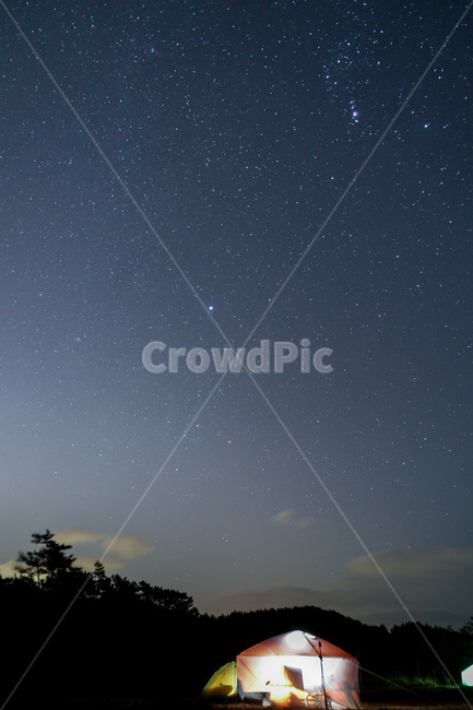 별,겨울,텐트,야영,하늘,자연,야경,밤,풍경,nightscape,night,landscape