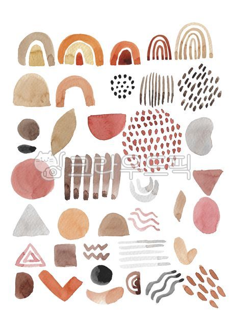 color,dot,pattern,triangle,fall,drawing,season,handmade,brush marks,brush stroke,shape,hand drawing,abstract,brown,fall background,rainbow,painting,background,illustration,geometry,Watercolor,circle,colorful