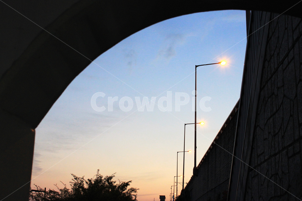 하늘,노을,가로등,불빛,감성,sky,sunset,streetlamp,streetlight,light,beam,sensitivity