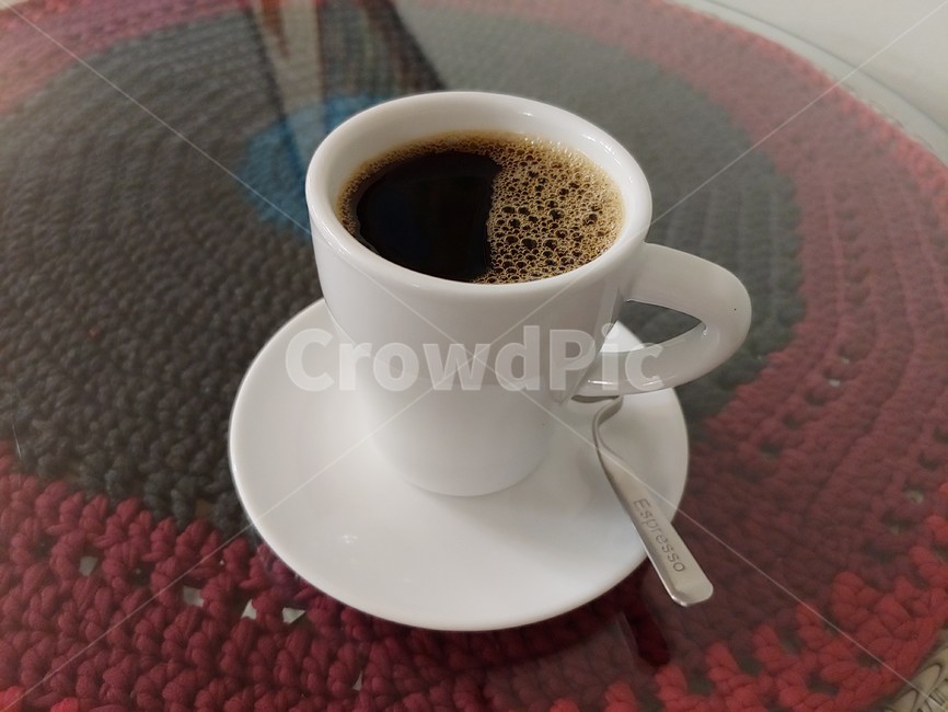 커피,커피잔,에스프레소,테이블,티스푼