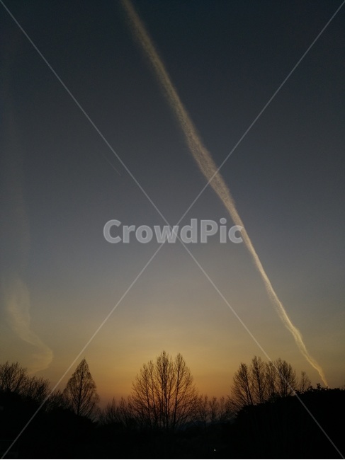 풍경,저녁,비행,구름,노을,그림자,나무,ㅏ,자연,풍경,nature,landscape,flare,플레어,light,빛