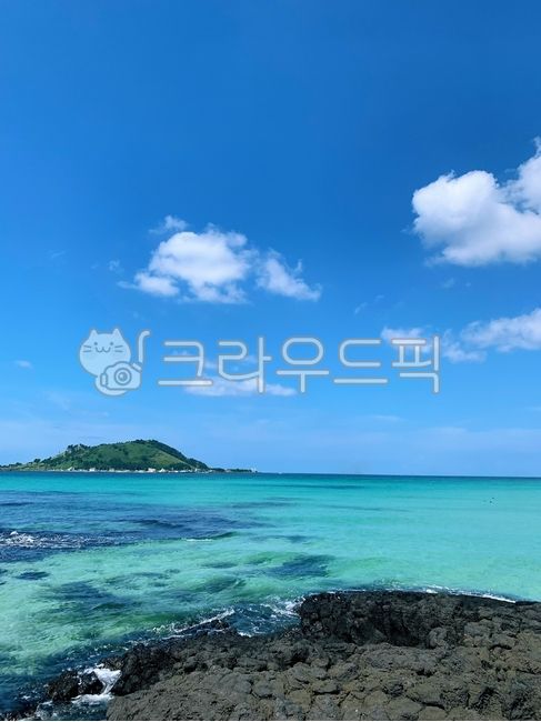 바다,해변,구름,섬,투명하바다