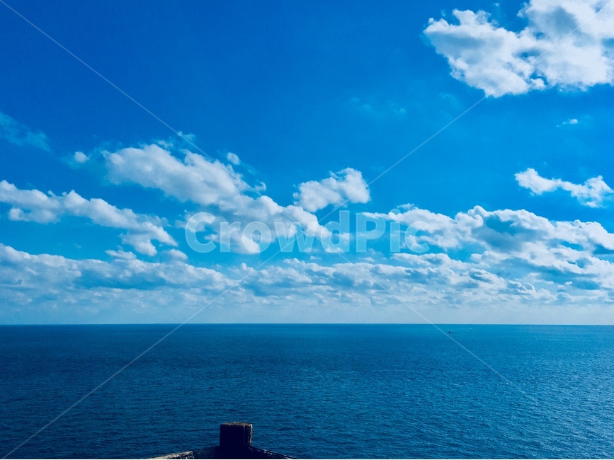 바다,하늘,구름,파랑,자연,자연,풍경,nature,landscape,outdoors,옥외,azure sky,푸른 하늘,sky