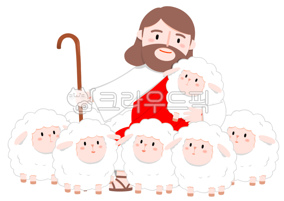 Sunday school,Easter,cowboy,church,Shepherd Jesus,shepherd,Jesus Character,Jesus illustration,Jesus,church illustration,flock of sheep,Childrens Sunday,sheep