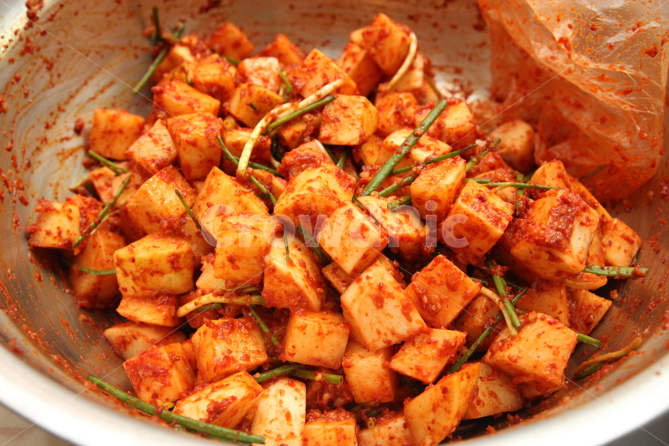 한국음식,김치,깍두기,깍뚜기,한식,무