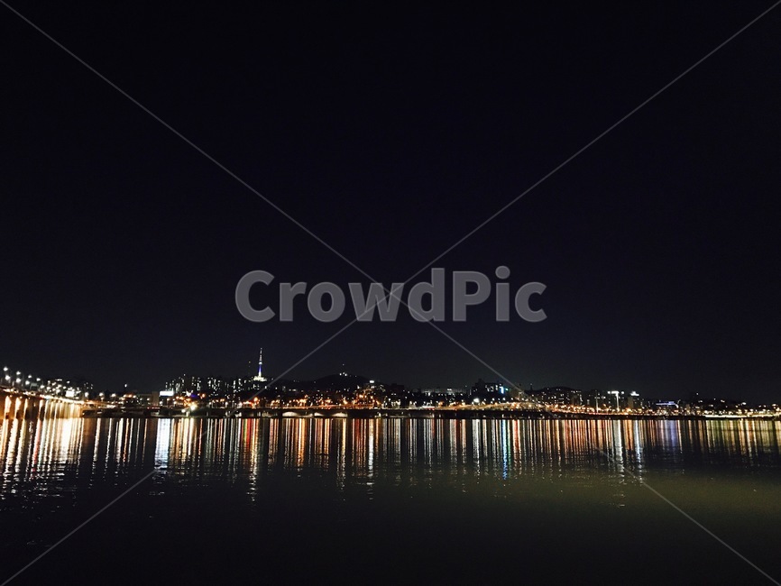 한강,야경,물비침,감성,빛,서울,야경,밤,풍경,nightscape,night,landscape,water,물,waterfront,워터 프론트,pier,교각,port,포트