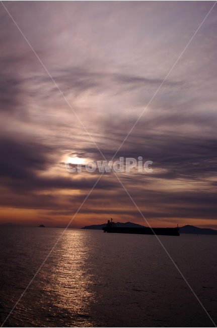 노을,석양,바다,하늘,섬,서해,한국,구름,풍경,풍광,자연,nature,landscape,배,자연,풍경,nature,landscape,교통,교통수단,traffic,transportation