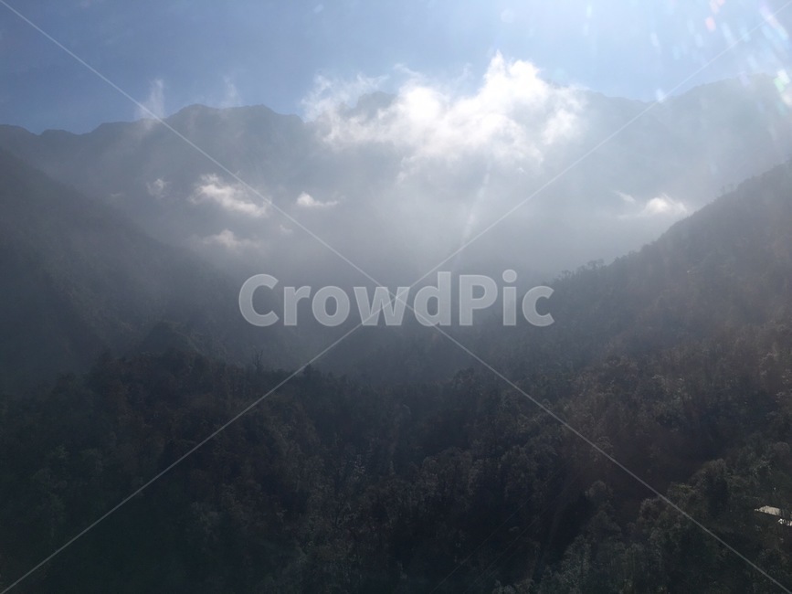 구름,하늘,운해,산,풍경,자연,자연,풍경,nature,landscape,weather,날씨,outdoors,옥외