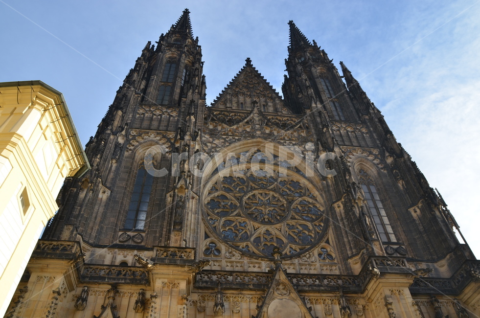 프라하성,성미투스,대성당,고딕양식,건축물,architecture,spire,첨탑,건물,building,탑,tower,steeple,뾰족한탑