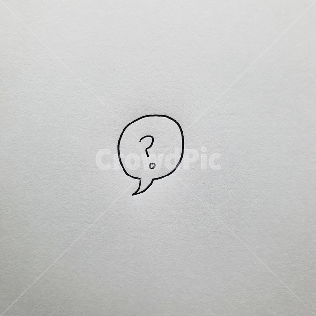 말풍선,물음표,질문,요청,궁금,white,그림,흰배경,기호,볼펜,pen