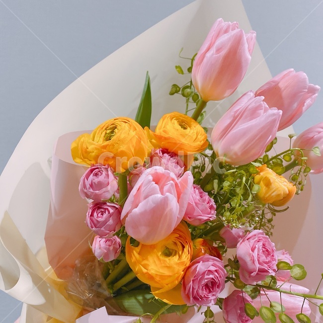 꽃다발,튤립,라던큘러스,flowerbouquet,flowerarrangement,flower,꽃