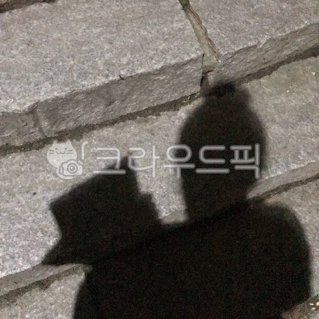 그림자,밤,감성,플래쉬,똥머리,shadow