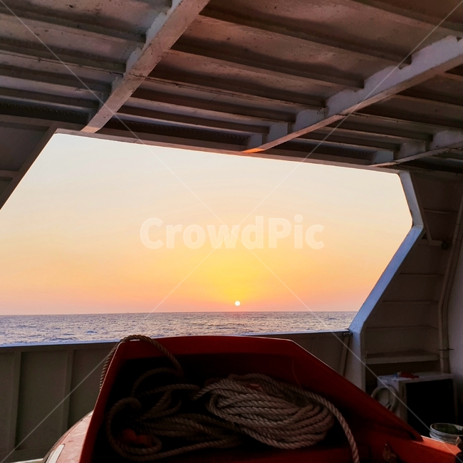 일몰,해,바다,배,노을,감성,sunset