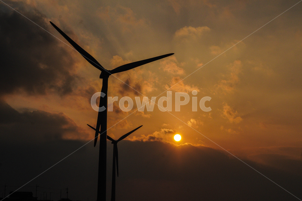 제주도,바다,풍차,노을,일몰,해안도로,하늘,태양,산업,industry,industrial,에너지산업,energy industry