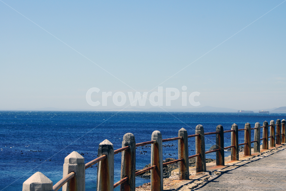 바다,울타리,하늘,sky,sea,남아공,자연,풍경,nature,landscape,railing,난간,handrail,banister