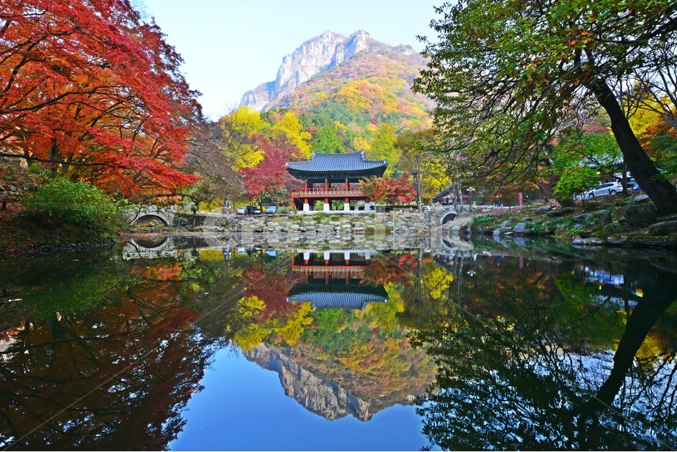 장성,백양사,백양사가을,백양사추색,연못,반영,백암산,쌍계루,딘픙,경치,풍경,water,outdoors,옥외,nature,자연,가을,계절,fall,autumn,season