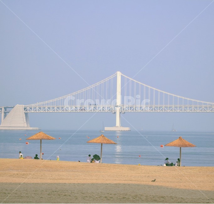 바다,하늘,모래사장,대교,해수욕장,랜드마크,landmark,tourist attraction,한국랜드마크,한국관광지,한국명소,korea landmark,korea tourist attraction