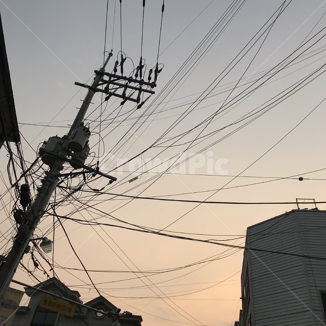 저녁,하늘,저녁하늘,cable,케이블