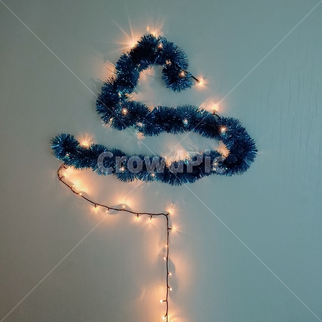 트리,크리스마스,조명,전구,배경,겨울,파란,Christmas