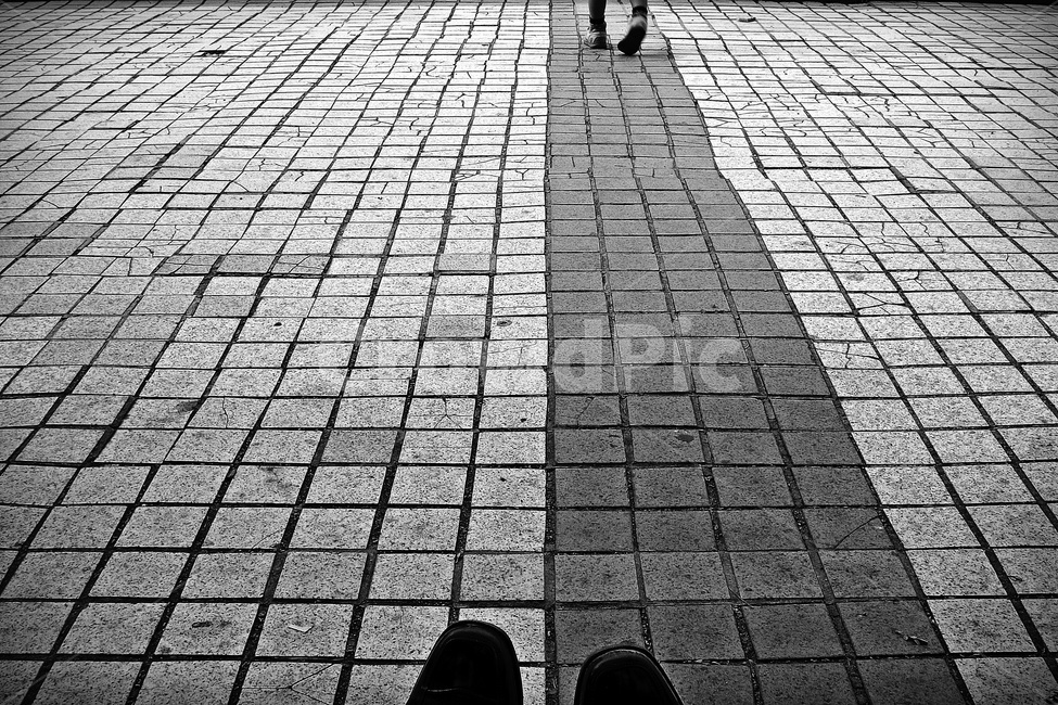 흑백,모노톤,bw,타일,도로,바닥,사각형,패턴,흑백사진,흑백,모노톤,monochrome,black and white