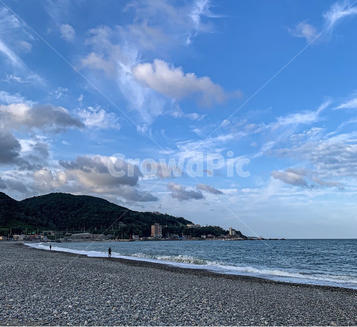 바다,몽돌해변,구름,하늘,파도,자연,풍경,sea