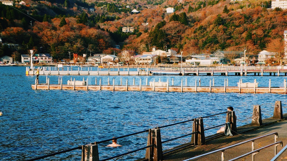 일본,하코네,선착장,항구,바다,가을,japan,fall,hakone