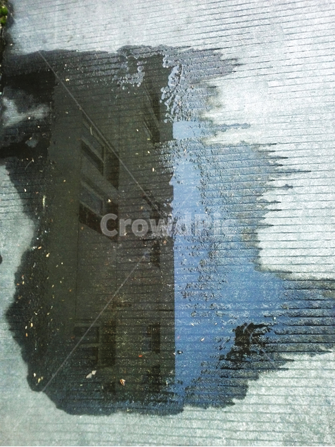 바닥,빗물,반영,건물,비,땅,rain,reflect,floor,배경