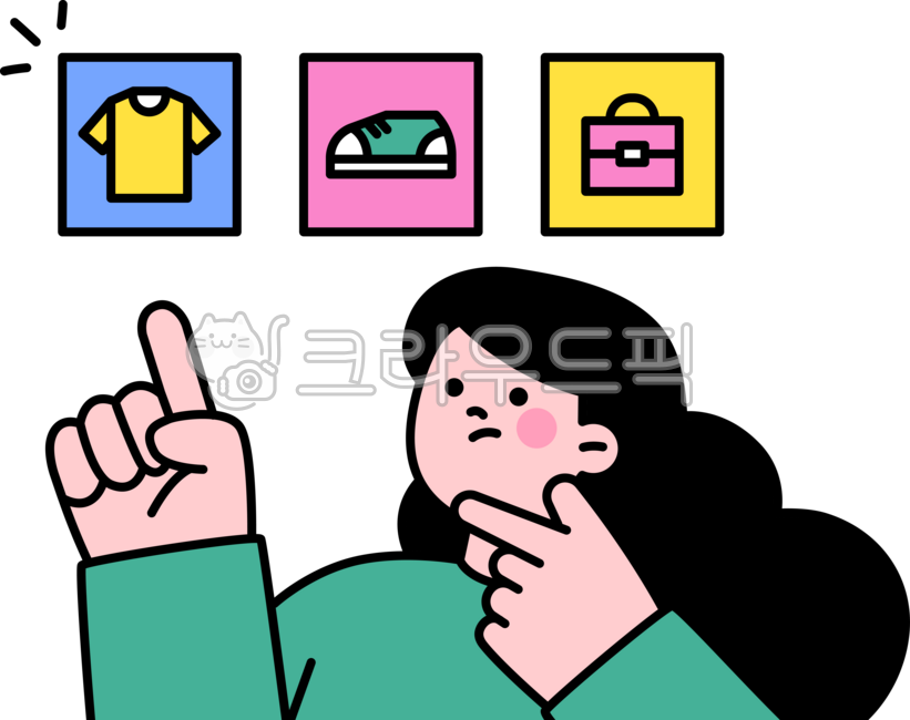 외곽선,귀여운,심플,단순한,일러스트레이션,쇼핑,스토어,마켓,상점,구매,판매,소비자,사다,쇼핑몰,사람,상반신,아이콘,선택,고르다