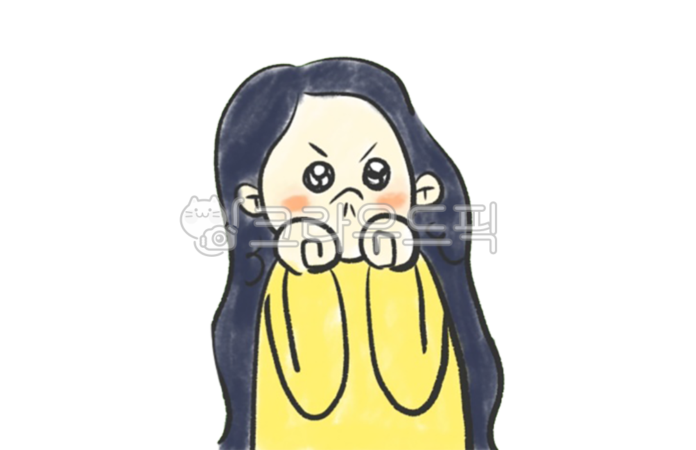 다짐,결심,응원,화이팅,여자,사람,캐릭터,일러스트