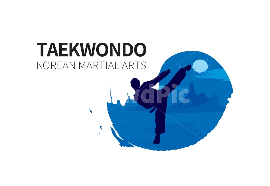 태권도,마샬아츠,무술,태극,발차기,사람,실루엣,인물,그림자,싸움,게임,스포츠,도복,남자,일러스트,벡터,로고,배너,현수막,디자인,그래픽,일러스트레이션,graphic,illustration