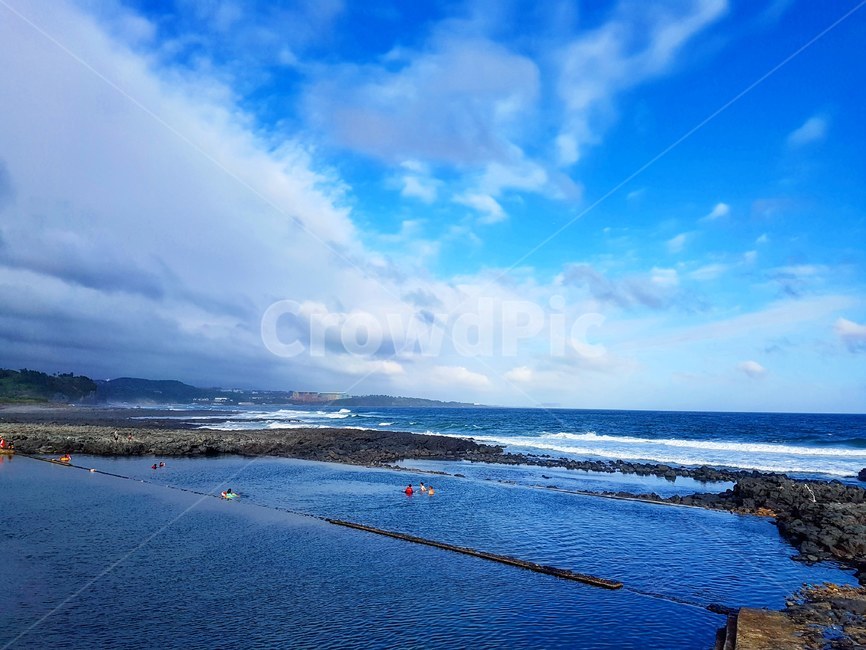 제주도,논짓물,바다,하늘,맑은,푸른,자연,풍경,nature,landscape,한국자연풍경,한국자연경관,korea nature landscape,제주도,jeju,jeju island,outdoors,옥외,water,물