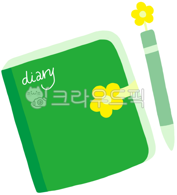 일기장, 일기, 다이어리, 노트, 펜, 사진,이미지,일러스트,캘리그라피 - klpark9171작가