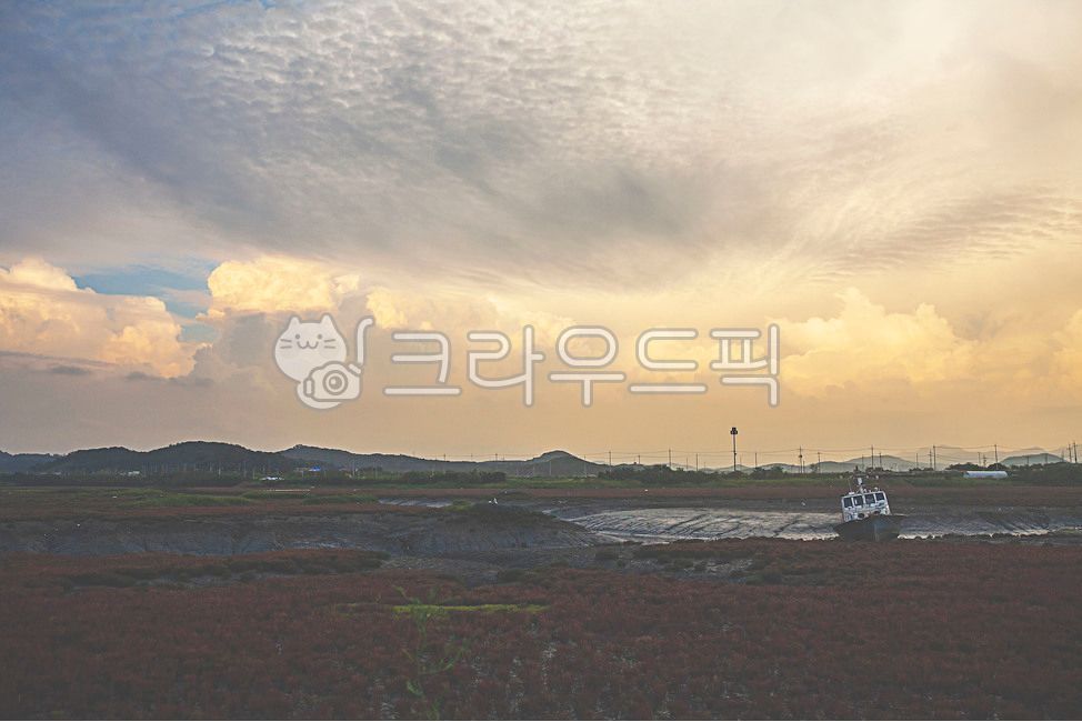 자연, 풍경, 하늘, 구름, 적운, 사진,이미지,일러스트,캘리그라피 - 어른아이작가