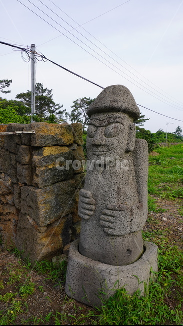 제주도,제주도하르방,돌,돌하르방,옆모습,조각상,동상,석상,조형물,statue,bronze statue,stone statue