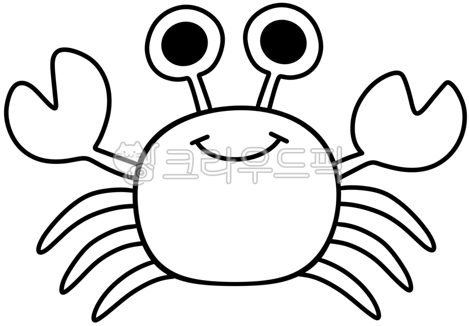 게,꽃게,귀여운게,바다,바다게,빨간게,꽃게캐릭터,꽃게그림,꽃게도안,게도안,색칠공부