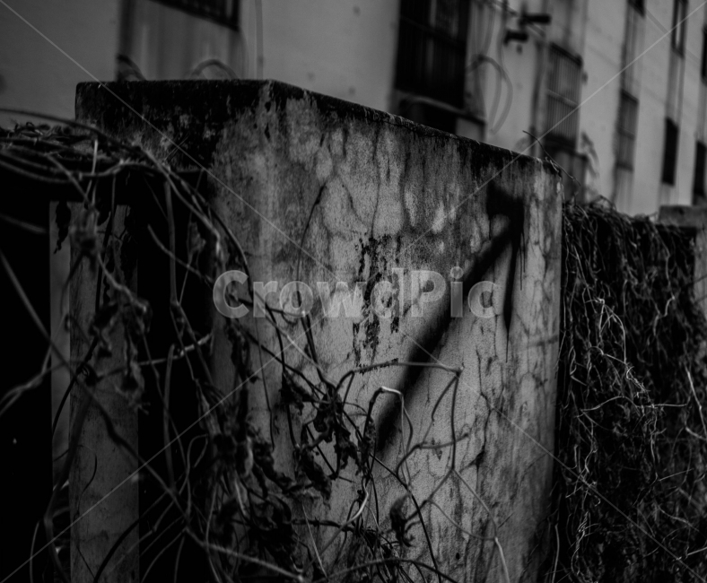 화살표,흑백사진,낙서,감성,빈티지,건물,오래된건물,흑백,모노톤,monochrome,black and white