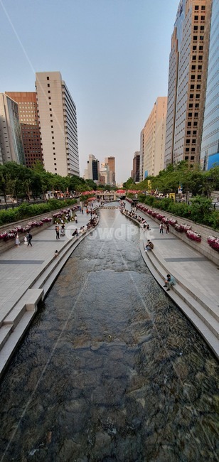 사람,청계천,city,건물,중심지,urban,인간,옥외