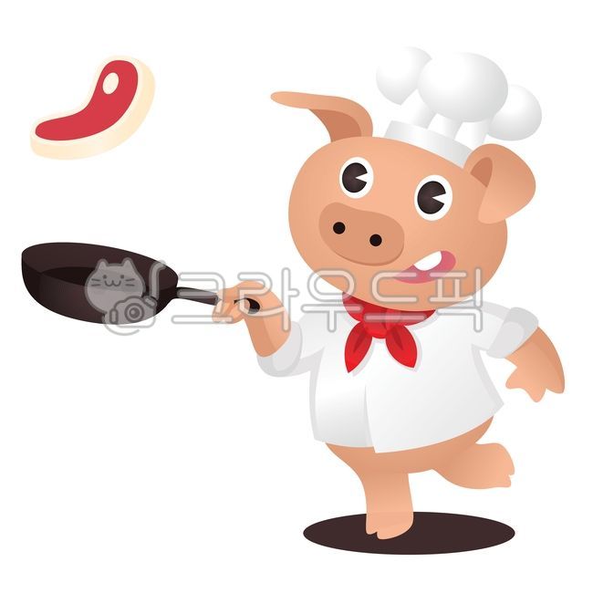 steak,Pig story,pig character,Bossam,pork,pig,character,pork belly,Chef Character,Pig illustration,cooking,frying pan,kitchen,Pork feet,Pig drawing,restaurant,restaurant character,chef,Pig Chef,food,Pork dish,Pork barbecue